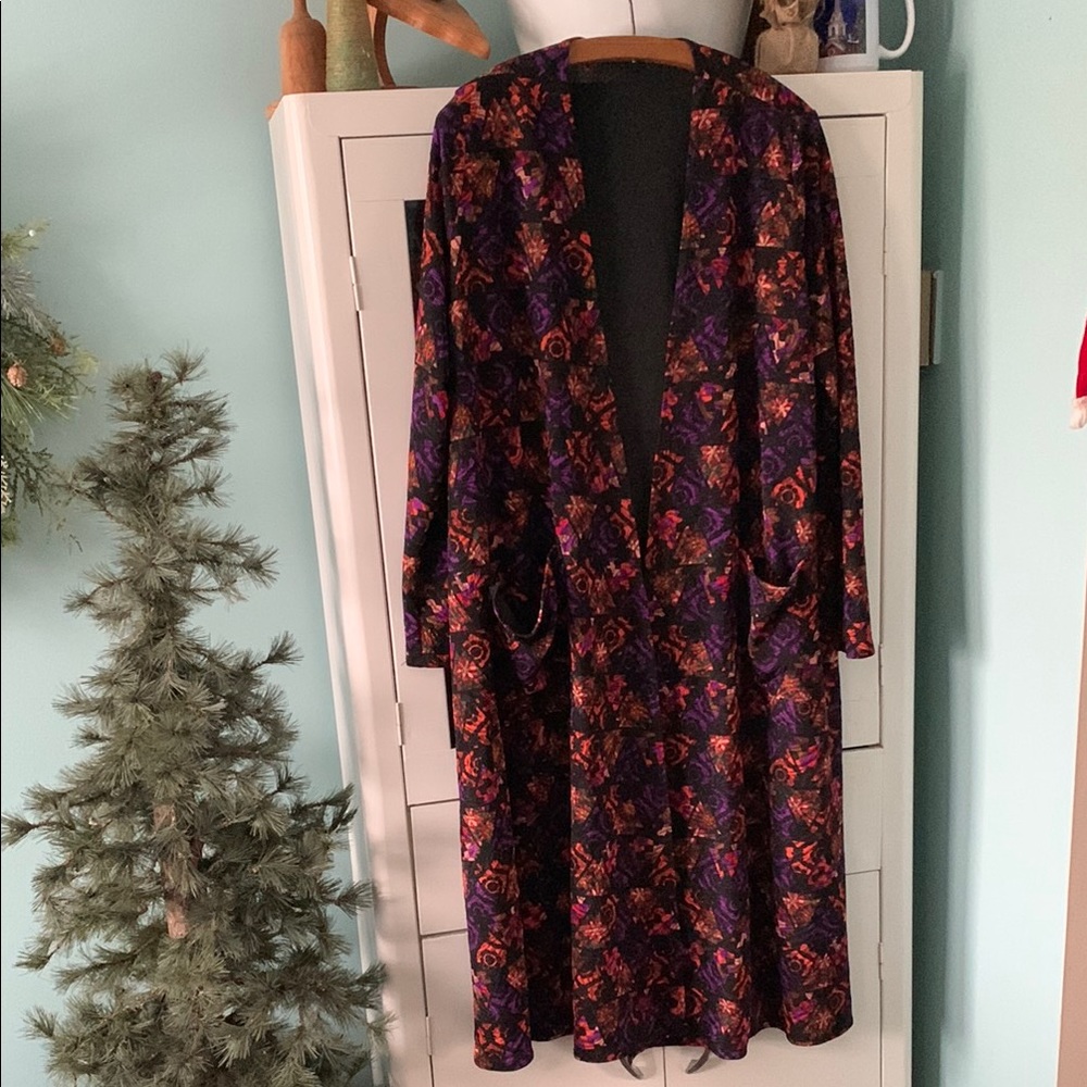 Lularoe Long Cardigan sz L like new!